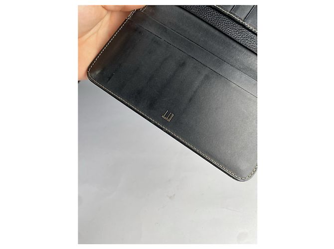 Alfred Dunhill schwarze Lacklederbörse - Ansicht 4