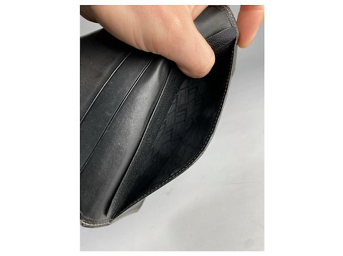 Alfred Dunhill schwarze Lacklederbörse - Ansicht 5