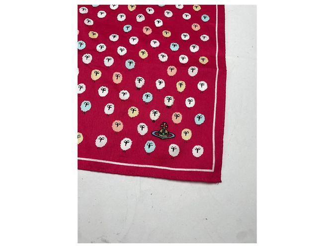 Sciarpa di seta rossa Vivienne Westwood Rosso - vista 2