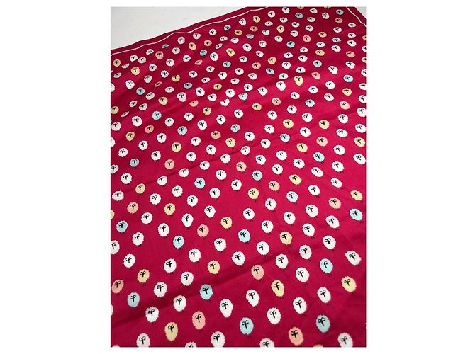 Sciarpa di seta rossa Vivienne Westwood Rosso - vista 3