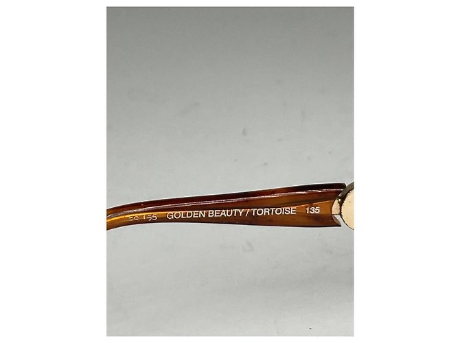 Fendi Gold-Metall Sonnenbrille Golden - Ansicht 4