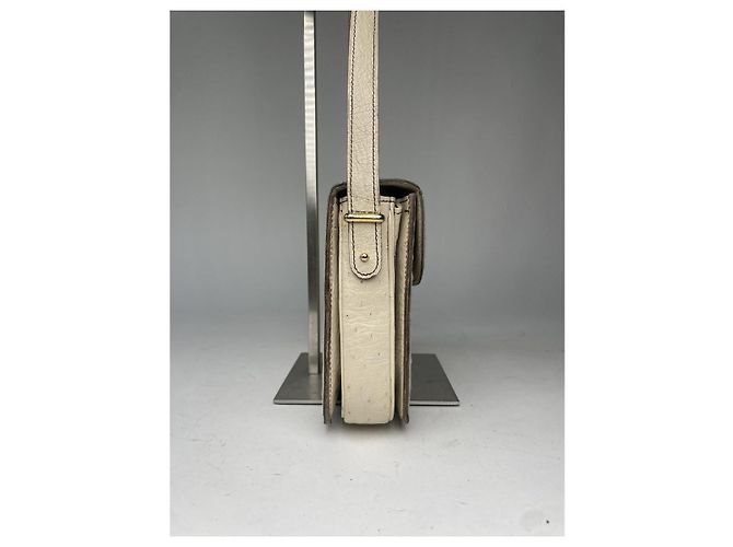 Borsa a mano in pelle beige Balenciaga City - vista 3