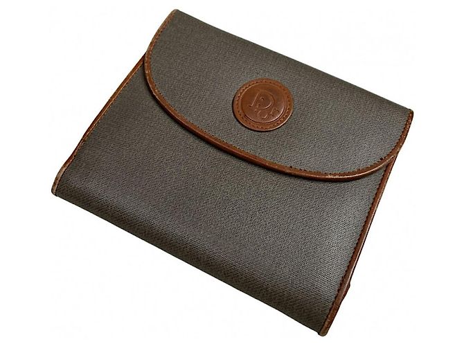 Dior 30 Montaigne Grey Leather Wallet - view 2