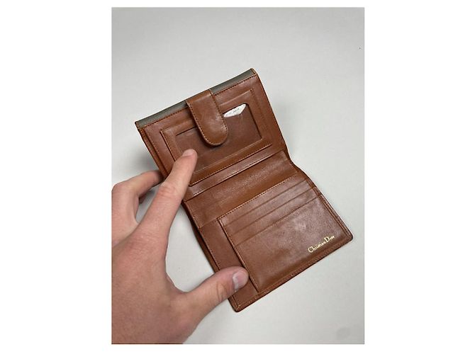 Dior 30 Montaigne Grey Leather Wallet - view 4