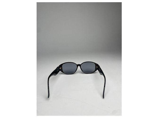 Occhiali da sole in plastica nera Saint Laurent Nero - vista 3