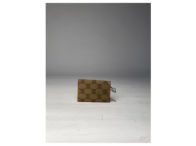 Borsa in pelle beige Gucci Horsebit 1955 - vista 2