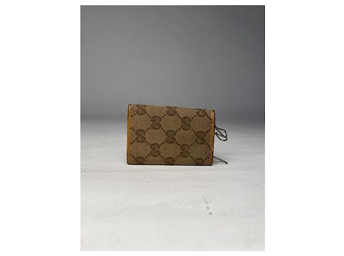 Borsa in pelle beige Gucci Horsebit 1955 - vista 3