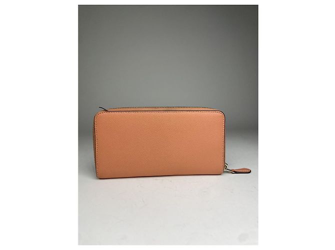 Billetera de cuero naranja Coach - vista 2