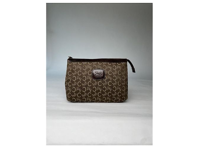 Céline Celine Trotteur Brown Leather Clutch Bag - view 2