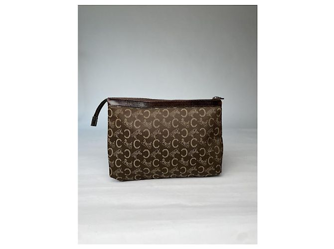 Céline Celine Trotteur Brown Leather Clutch Bag - view 5