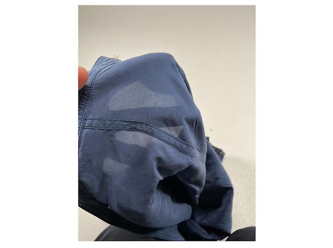 Gonna in seta blu Saint Laurent - vista 5