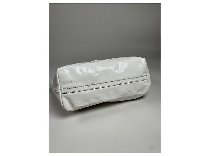 Borsa a mano in pelle verniciata bianca Marc by Marc Jacobs Bianco - vista 2