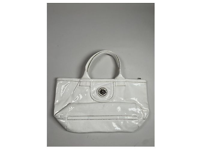 Borsa a mano in pelle verniciata bianca Marc by Marc Jacobs Bianco - vista 4
