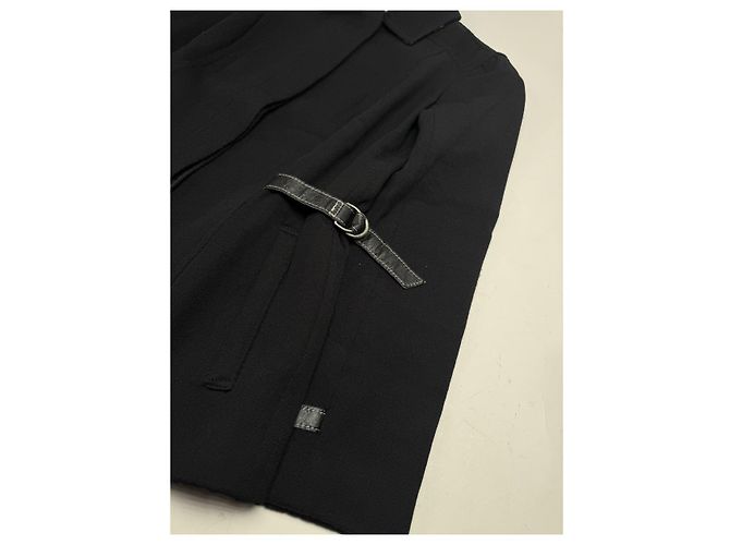 Abrigo trench de lana negra Sandringham de Burberry Negro - vista 5