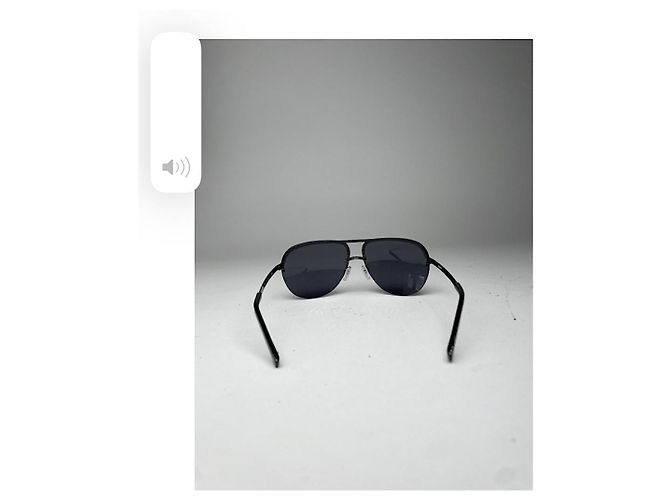 Jil Sander schwarze Metallsonnenbrille - Ansicht 5