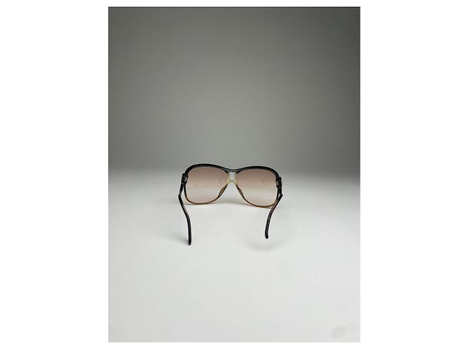 Gafas de sol de plástico marrón Saint Laurent Castaño - vista 4