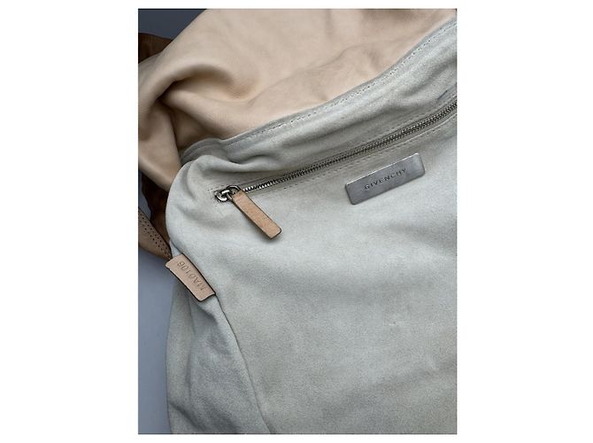 Borsa a mano in pelle marrone Givenchy Nightingale - vista 5