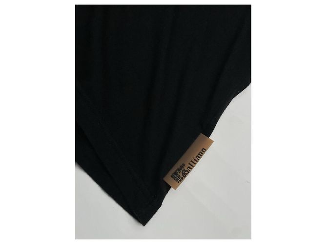 Top in cotone nero John Galliano - vista 3