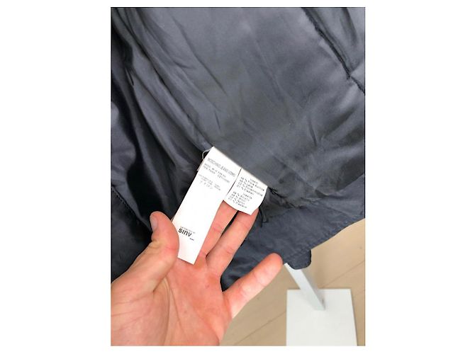 Moschino schwarze Polyesterjacke - Ansicht 2
