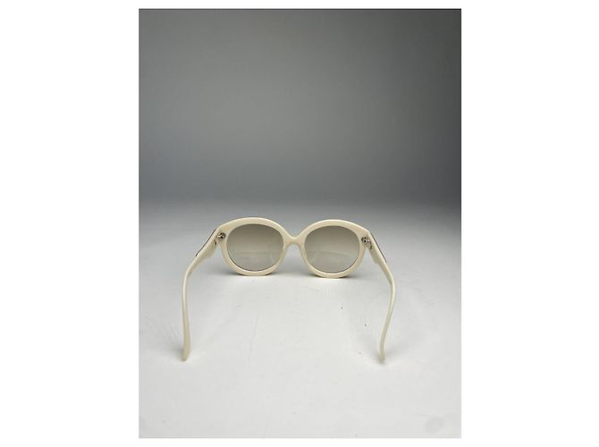 Céline Gafas de sol de plástico blanco Celine - vista 2