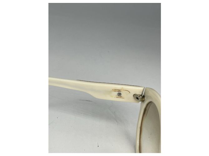 Céline Gafas de sol de plástico blanco Celine - vista 3