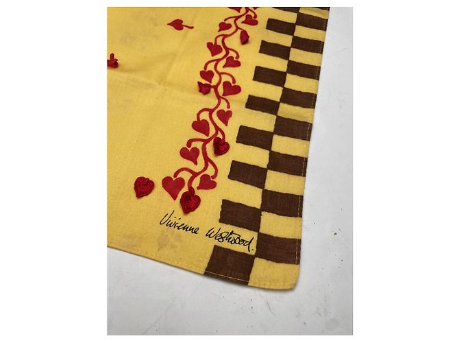Sciarpa gialla Vivienne Westwood Giallo - vista 3
