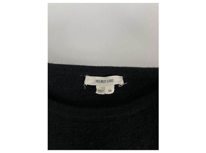 Schwarze Wollstrickware von Helmut Lang - Ansicht 2