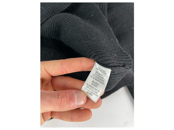 Schwarze Wollstrickware von Helmut Lang - Ansicht 4