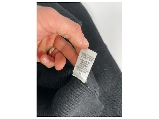 Schwarze Wollstrickware von Helmut Lang - Ansicht 5