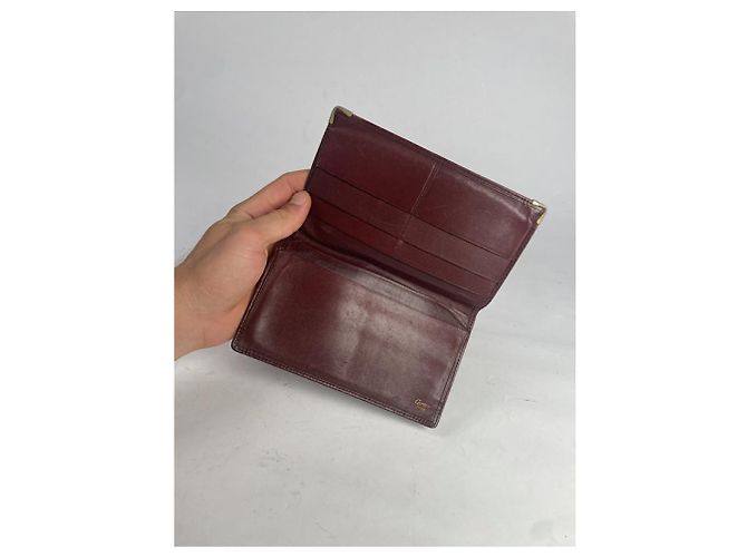 Cartier Bordeaux Lackleder Tasche - Ansicht 4