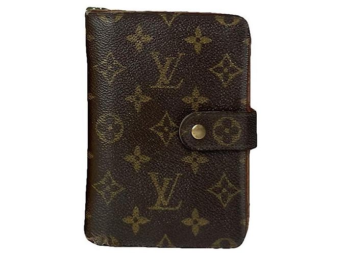 Portafoglio in pelle marrone Juliette di Louis Vuitton - vista 2