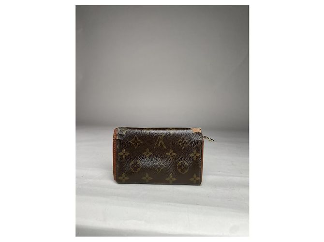 Louis Vuitton Flore braune Lederbörse - Ansicht 3