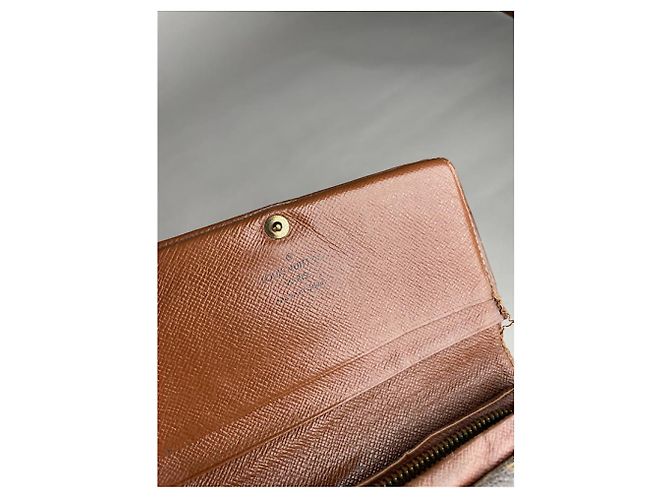 Louis Vuitton Flore braune Lederbörse - Ansicht 5