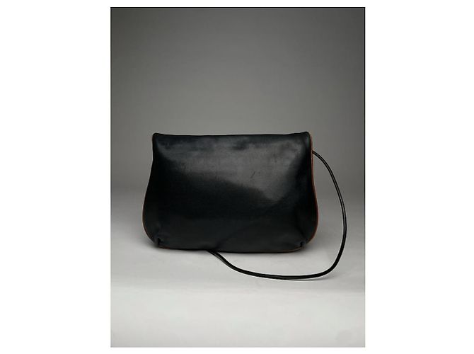 Céline Celine Crécy Vintage schwarze Lackleder-Handtasche - Ansicht 2