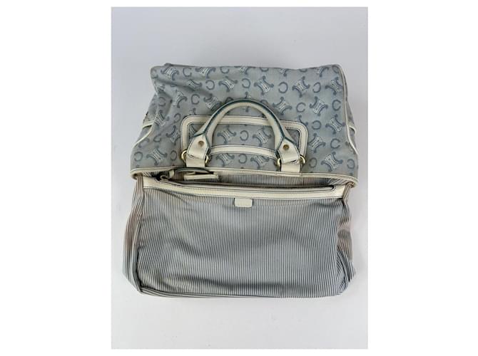 Céline Borsa a mano in cotone blu Celine Boogie - vista 2