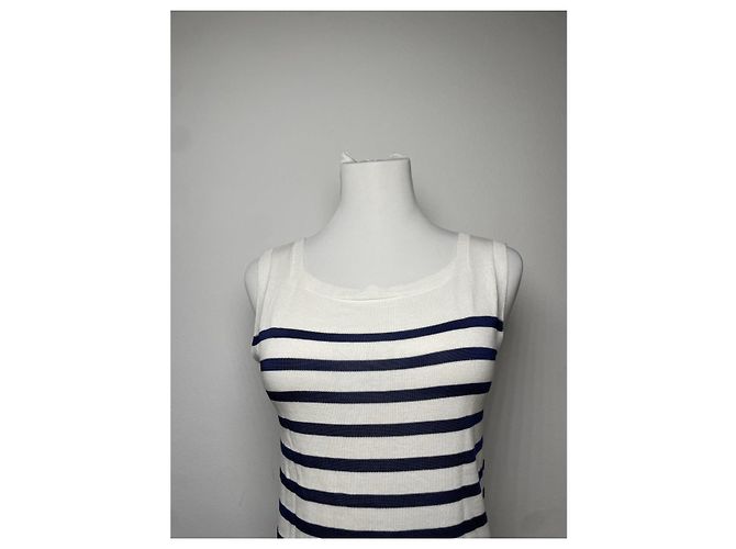 Haut en coton blanc Jean Paul Gaultier - vue 2