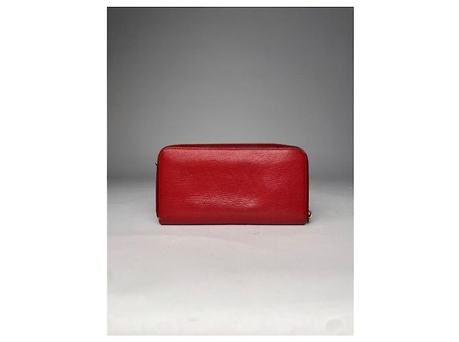 Cartera de cuero rojo Miu Miu Roja - vista 2