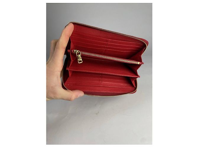 Cartera de cuero rojo Miu Miu Roja - vista 3