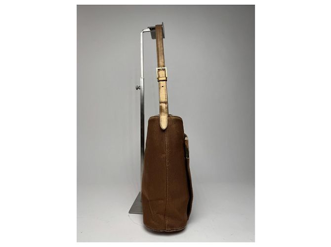 Bolso de mano de algodón marrón Givenchy 4G Castaño - vista 5