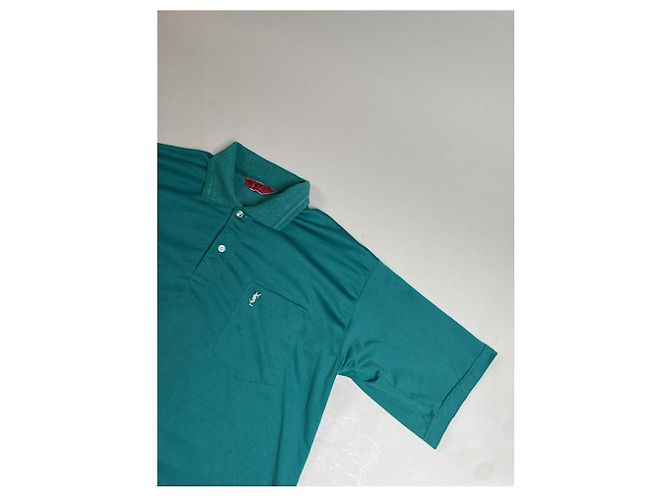 Polo de poliéster verde Yves Saint Laurent - vista 3