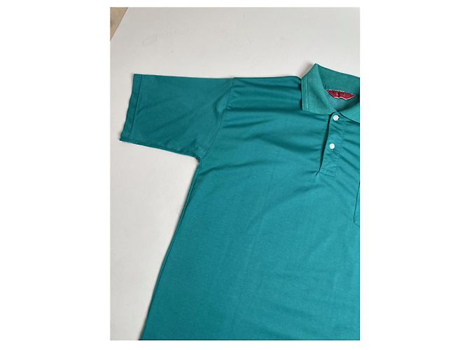 Polo de poliéster verde Yves Saint Laurent - vista 4