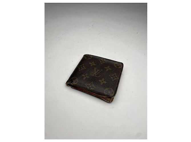 Borsa in pelle marrone Louis Vuitton - vista 4