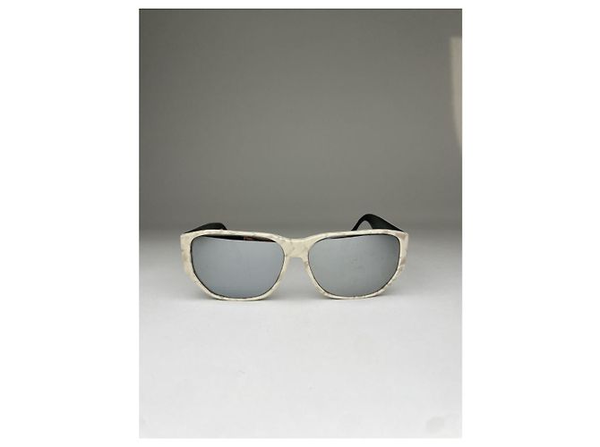 Céline Gafas de sol de plástico blanco Celine - vista 2