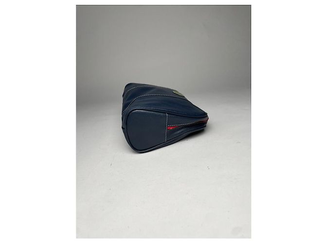 Clutch in pelle blu navy ROBERTA DI CAMERINO - vista 3