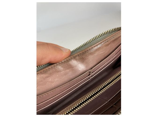 Cartera de cuero verde Miu Miu - vista 4