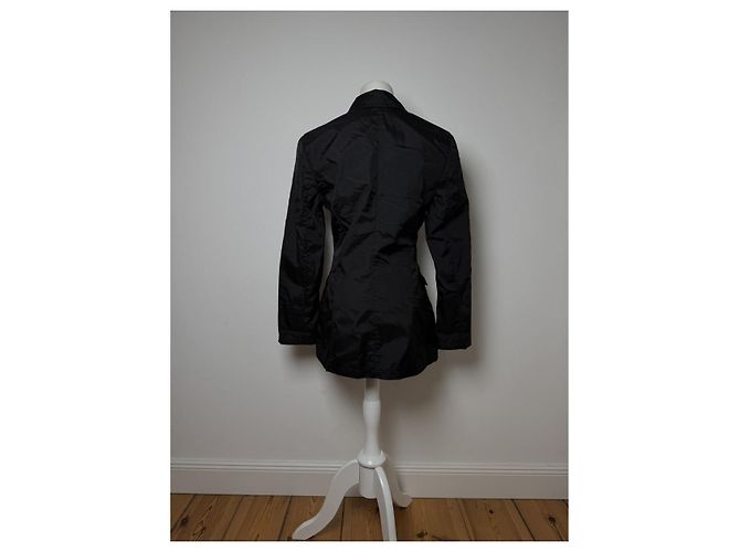Fendi schwarzer Polyester-Trenchcoat - Ansicht 4