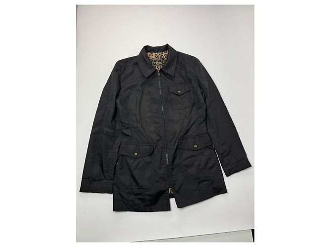 Fendi schwarzer Polyester-Trenchcoat - Ansicht 5