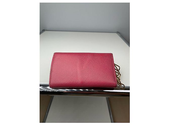 Bow Prada rosa Lederhandtasche Pink - Ansicht 2