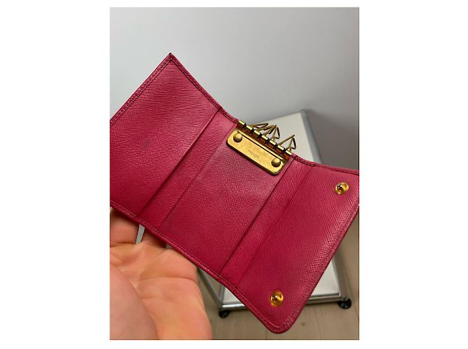 Bow Prada rosa Lederhandtasche Pink - Ansicht 4