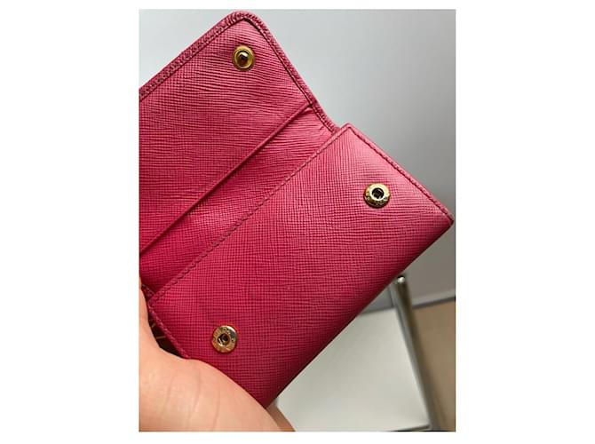 Bow Prada rosa Lederhandtasche Pink - Ansicht 5